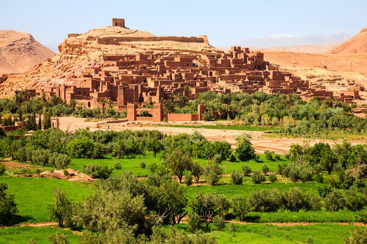 5th day : Dades Valley – Roses Valley – Palm Groves of Skoura – Ouarzazate Ait Ben Haddou Kasbah - Telouet – High Atlas Mountains – Marrakech